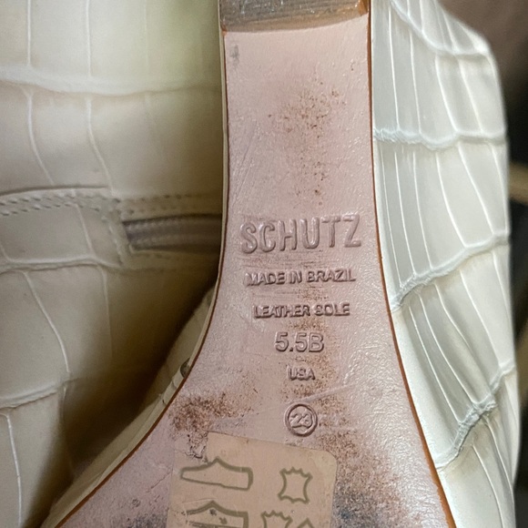 SCHUTZ Cream Over the Knee Boots - Picture 7 of 7